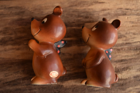 Bear Shaped Salt and Pepper Shakers