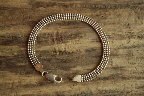 Delicate Sterling Silver Italian Bracelet