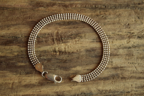 Delicate Sterling Silver Italian Bracelet