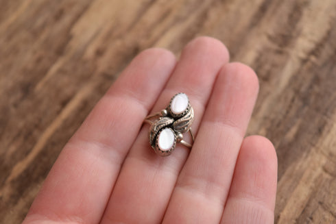 Mother of Pearl Size 6 1/2 Native Ring