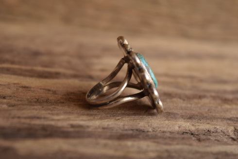Size 6.5 Turquoise & Sterling Ring