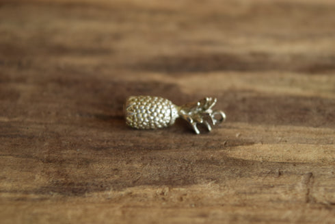 Pineapple Charm Sterling Silver Vintage