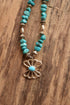 Sand Cast Turquoise Necklace