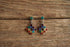 Southwestern Rainbow Inlay Dangle Earrings