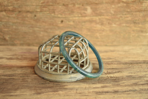 Blue Moon Prystal Bakelite Bangle Spacer