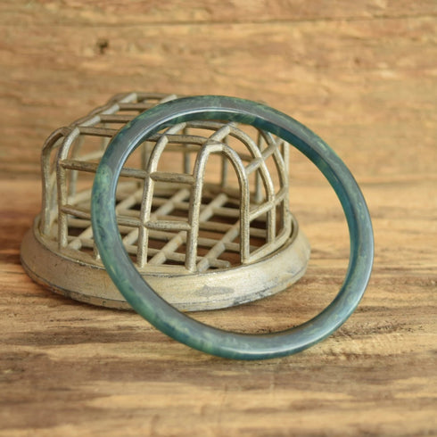 Blue Moon Bakelite Bangle Spacer