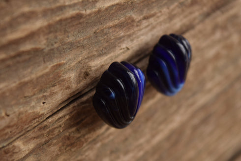 Violet Art Deco Retro Earrings