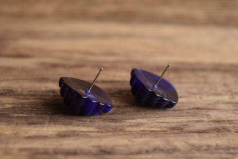 Violet Art Deco Retro Earrings