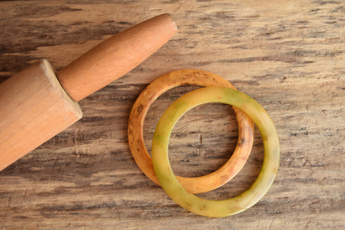 Flying Saucer Bakelite Bangle - You Pick