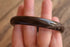 Carved Dark Chocolate Bakelite Bangle