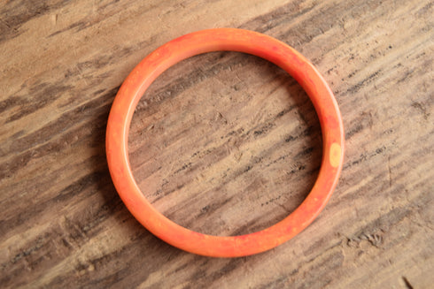 Tequila Sunrise 1/4 inch Bakelite Bangle