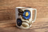 Hand Painted Flower Stoneware Vintage Mug