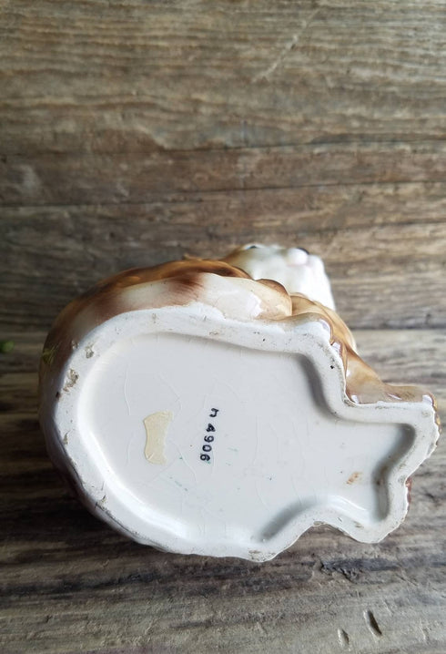 Small Cat Planter - Vintage Kitten