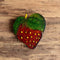 Vintage Glitter Strawberry Brooch Pin