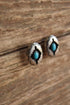 Southwestern Shadowbox Turquoise Earrings