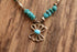 Sand Cast Turquoise Necklace