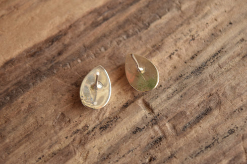 Malachite Tear Drop Earrings