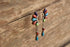 Rainbow Dangle Southwestern Earrings - Signed Native American CC