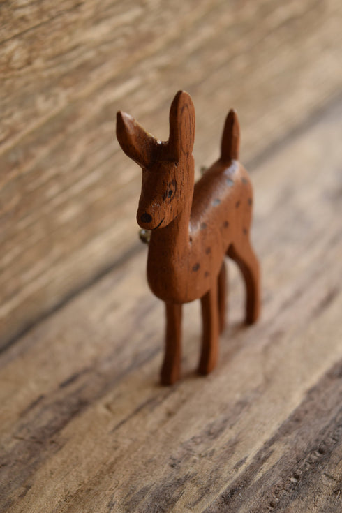 Wood Fawn Brooch