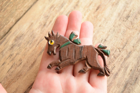 Happy Pony Brooch