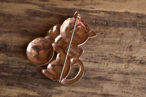 Kitty Cat Brooch