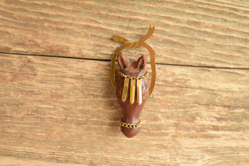 Horse Head Brooch - 1940's Vintage