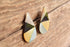 Teardrop Inlay Stud Earrings