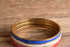 Red White & Blue Bangle Set