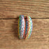 Rainbow faux Hoop Aluminum earrings