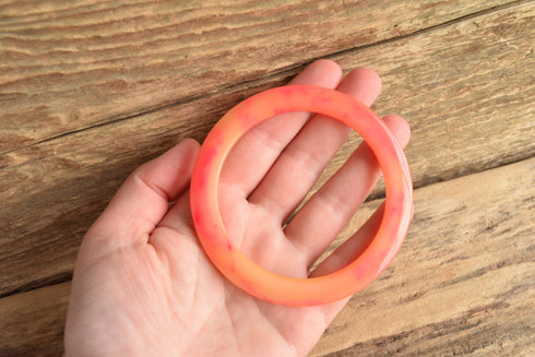 Pink Flying Saucer Bakelite Bangle