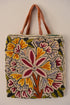 Embroidered Floral Tote