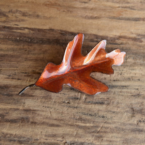 Oak leaf brooch