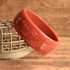 Blood Orange, Dark Coral Plastic Bangle