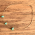 Three Stone Turquoise Choker