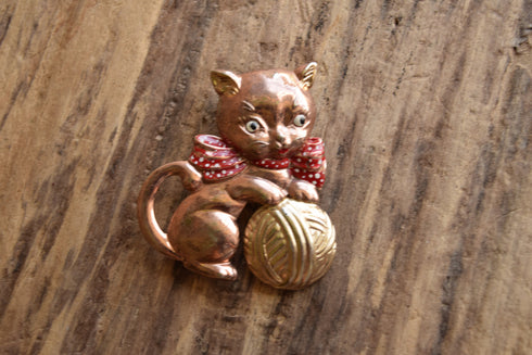 Kitty Cat Brooch