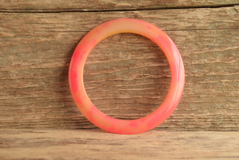 Pink Flying Saucer Bakelite Bangle