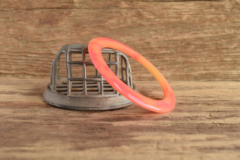 Pink Flying Saucer Bakelite Bangle