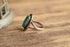 Turquoise Size 6 Ring - Signed Navajo Ring