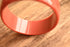 Blood Orange, Dark Coral Plastic Bangle