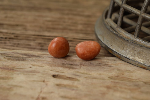Natural Stone Stud Earings