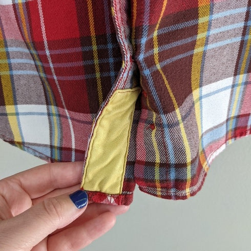 Duluth Trading Co Red Plaid Flannel - Medium