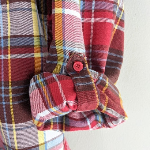 Duluth Trading Co Red Plaid Flannel - Medium