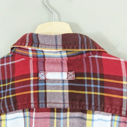 Duluth Trading Co Red Plaid Flannel - Medium