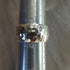 Wide Hammered Silver Band Ring - Size 9.5