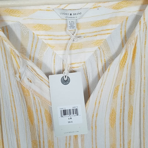 Lucky Brand Yellow Summer Top