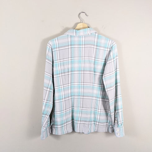 Mint Green & Grey Flannel - patagonia