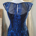 Nanette Lepore Blue Black Lace Dress Picasso Moon
