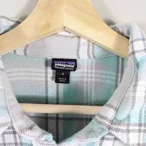Mint Green & Grey Flannel - patagonia