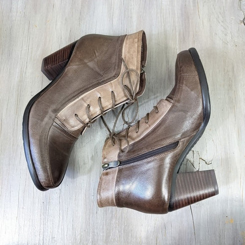 Vicenzo Leather Leonie Heeled Boots - Size 41