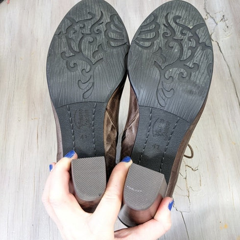 Vicenzo Leather Leonie Heeled Boots - Size 41